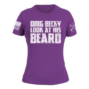 OMG BECKY, look at his beard shirt